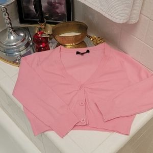 Two cropped MAK cardigans